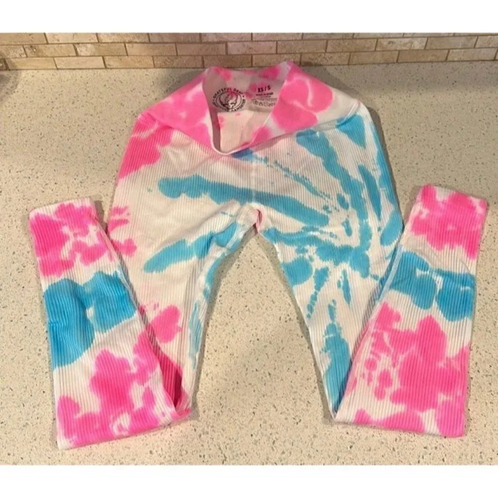 Grateful Dead X spiritual gangster tie dye leggings‎ BT